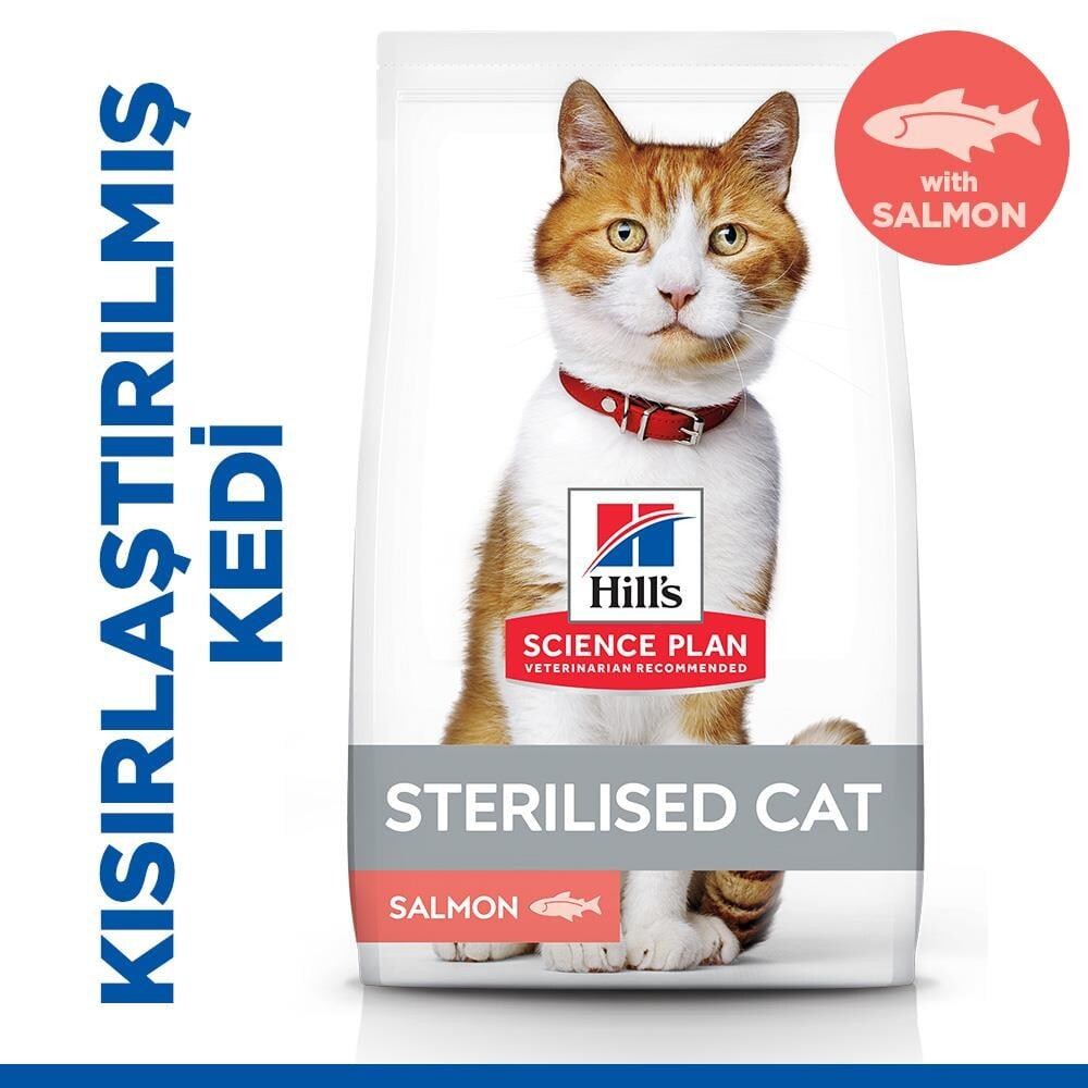 Hill's Science Plan Kısırlaştırılmış Yetişkin Somonlu Kedi Maması 1.5 KG | SRC: Barcode: 052742071527